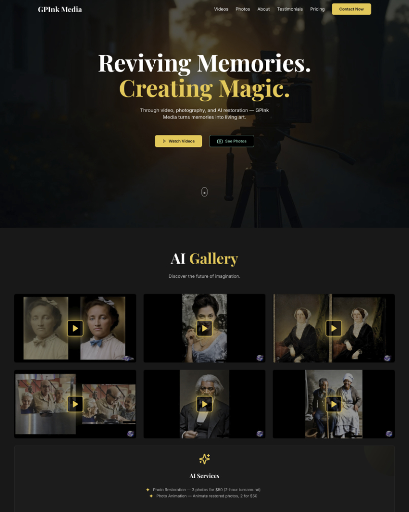 GPlink media website